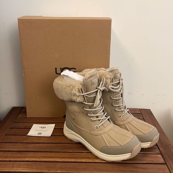 UGG Adirondack III Boot Mustard Seed USA Women Size 7.5/UK 5.5/EU 38.5(MSRP$250) - Picture 1 of 15